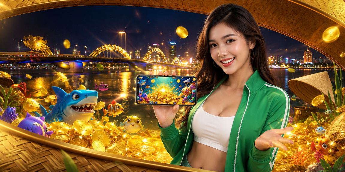 Người dùng tại Đà Nẵng truy cập casino trên điện thoại di động với nón lá truyền thống